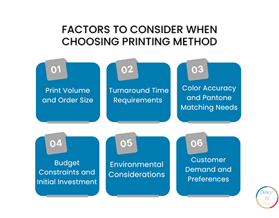 Factors To Consider when choosing a printing method