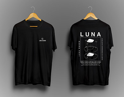 Luna Baked T-shirt design