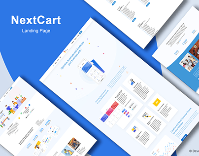 NextCart Landing Page - Business Automation