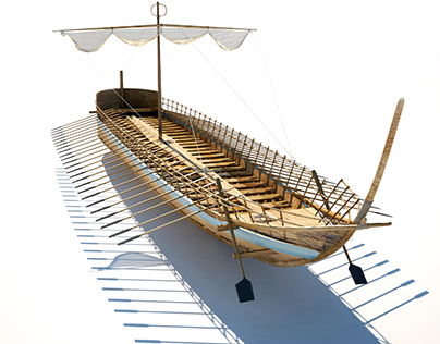'Argo' ship  3D modeling for Argo Museum Competition