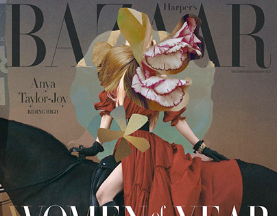 Project thumbnail - Collage - Harpers Bazaar - Jan23 - Anya Taylor Joy