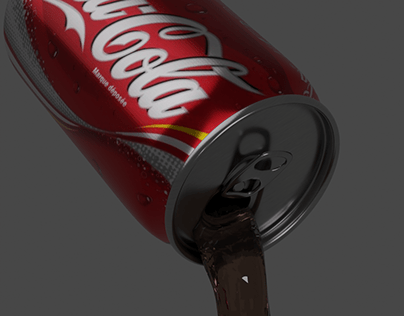 Coca-cola 3D render