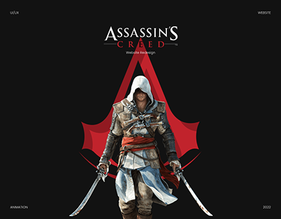 Assassin's Creed Game Website || UI Redesign