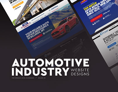Automotive Industry | Web Designs Volume 02