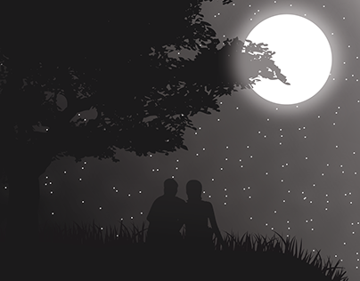 Moonlit Night Couple