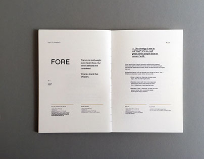 Fore  /  Adventure — Brand Guidelines Book