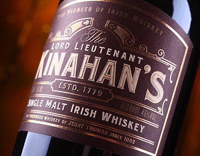 Irish whiskey rebranding "Kinahan's"/Ребрендинг виски