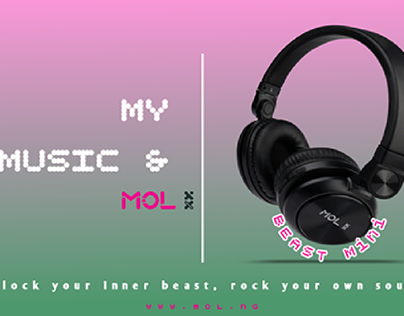 Mol headset ( Beast Mini) flyer design
