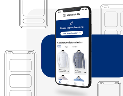Shirt that fits - app for remote tailor stores