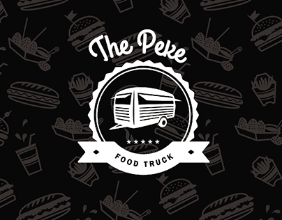 Logo & Pattern for The Peke Food Truck