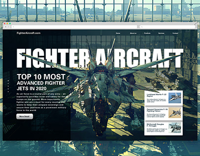 Web UI - Fighter Aircraft