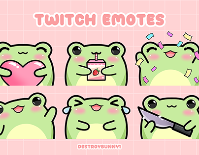 Frog Twitch Emotes