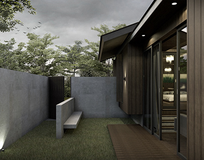 Villa with Wooden Prefabricated System
