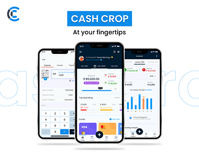 Cash Crop UI/UX Case Study - Expense Tracking App
