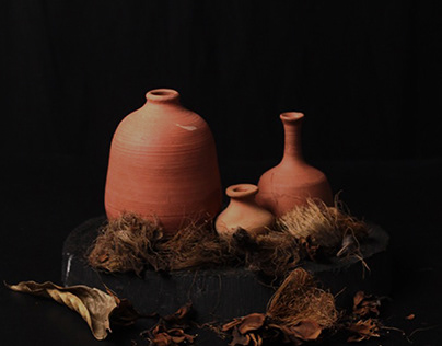 Ceramic pot photoshoot and Ad