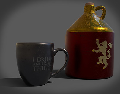 Lannister Jug and Mug