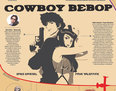 Cowboy bebop infografia