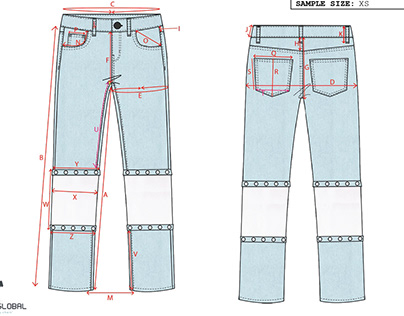Project thumbnail - Denim Trousers Techpack
