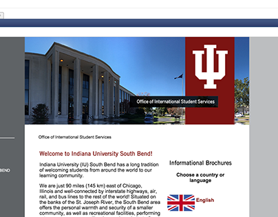 IU South Bend Social Media and Website Banners