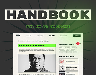 Handbook — Website UI/UX Design