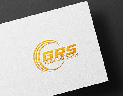 glas rush supply logo design