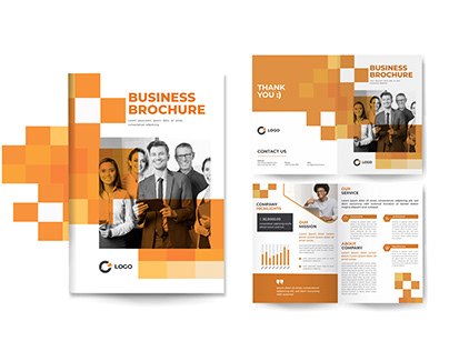 Business Bi-fold Brochure Design
