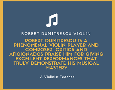 Robert Dumitrescu Violin