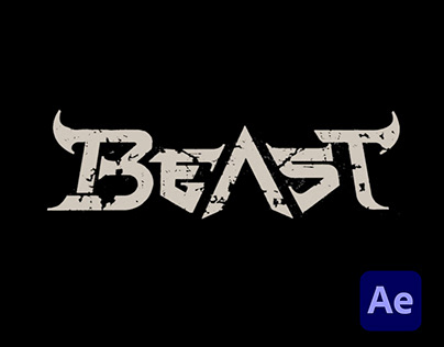 Title animation of BEAST TRAILER