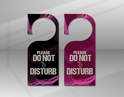 Do Not Disturb Room Signs Set