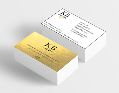 KB Jewelers Logo Designs and Business Card Design