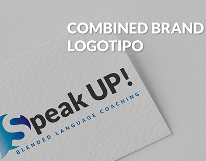 Combined brand logotipe Speak Up!
