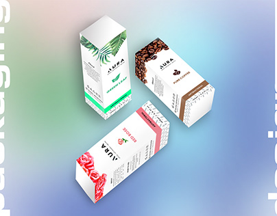 Packaging Design for AURA SHOE PARFUME