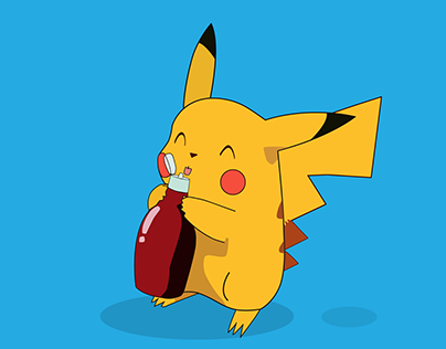 Pikachu - ketchup - Pokemon