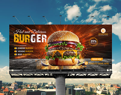 Food Billboard Design.