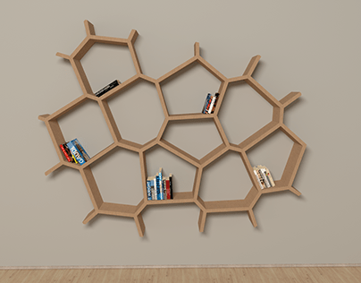 Voronoi Book Shelves