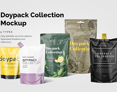 Doypack Mockup Collection