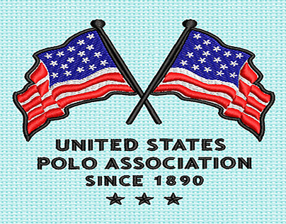 USA Polo Association Embroidery logo.