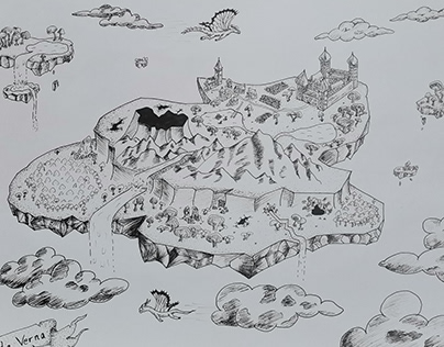 Amanita Verna - Fantasy map