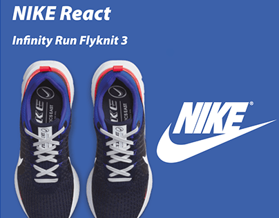Nike react Infinity Run Flyknit 3 Poster
