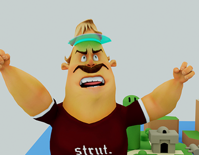 Clumsy Papa - 3D Animation project