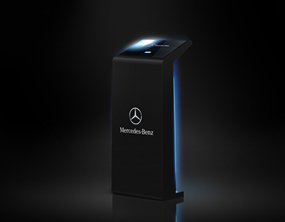 Interactive stand for Mercedes-Benz