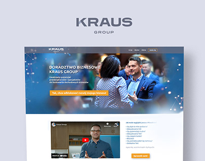 Kraus Group - web design