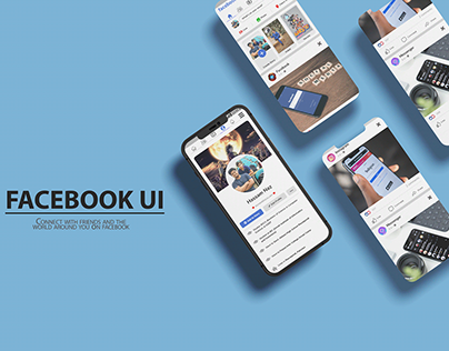 Facebook UI Design Template