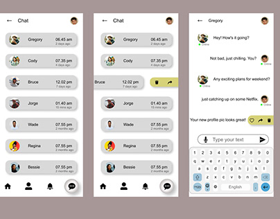 chat inbox redesign #figma