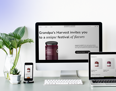 E-commerce store "Grandpa's Harvest"