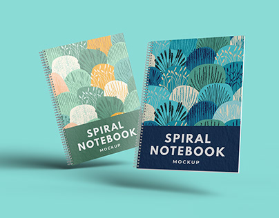 Spiral Notebook Mockup v2 - 8 views