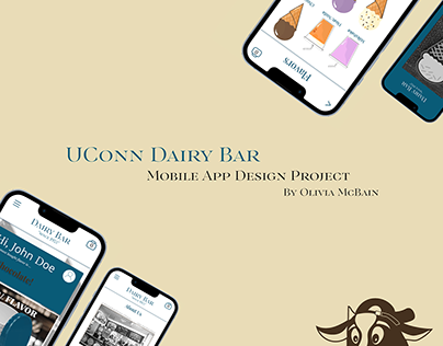 UConn Dairy Bar App Design