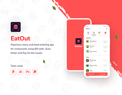 EatOut Restaurant Management App - UI UX Project