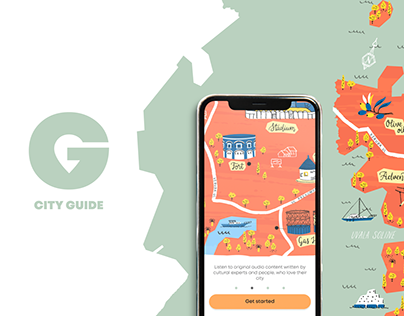 Mobile App City Guide. Study Concept (Beetroot Academy)