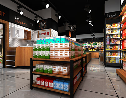 Interior design "grocery store"